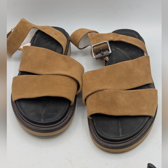 rag & bone Shoes - RAG & BONE SLAYTON SANDAL ANKLE ITALIAN LEATHER GOLDEN BROWN 38.5